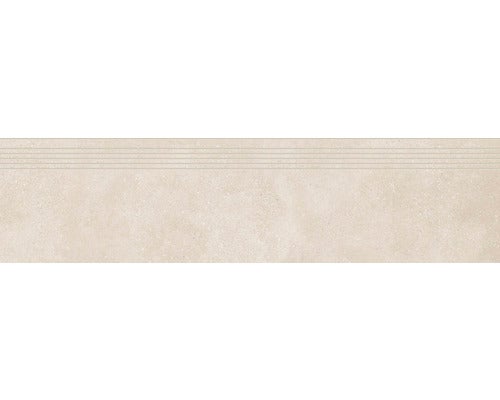 Stufenfliese aus Keramik mit gerillter Oberfläche