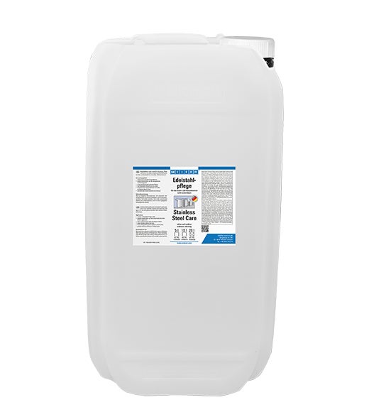 WEICON Edelstahlpflege|Reinigungs-, Schutz- und Pflegeöl für Edelstahl|28 L|farblos, transparent