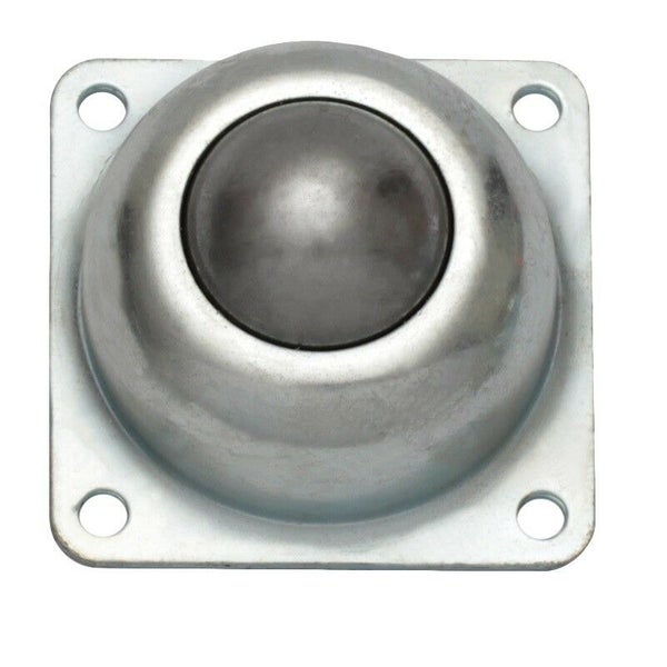 Kugelrolle mit quadratischer Montageplatte aus Metall