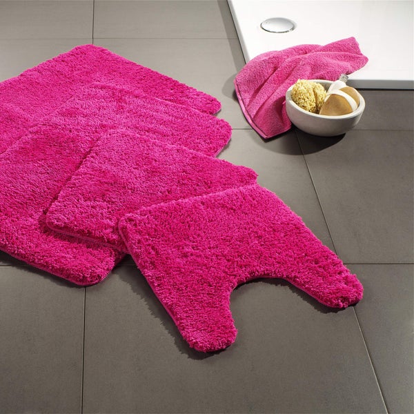 1 St. Eckbadematte Florenz Pink 100 x 100 x 50 cm
