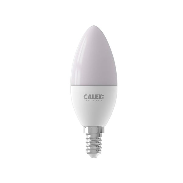 Calex LED Kerzenlampe mit E14 Sockel und matter Oberfläche für energieeffiziente Beleuchtung