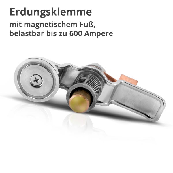 STAHLWERK Magnetische Masseklemme und Erdungsklemme EC-600 ST belastbar bis 600A