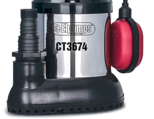 Elpumps CT3674 Schmutzwasserpumpe mit Schwimmerschalter