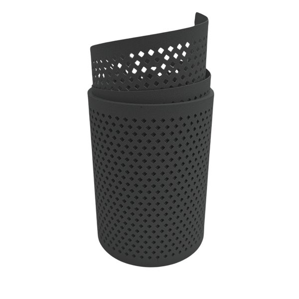 Perforiertes und aufgerolltes Drainagerohr