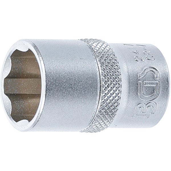 BGS Steckschlüssel-Einsatz Super Lock Antrieb Innenvierkant 12,5 mm (1/2) SW 17 mm - 2417
