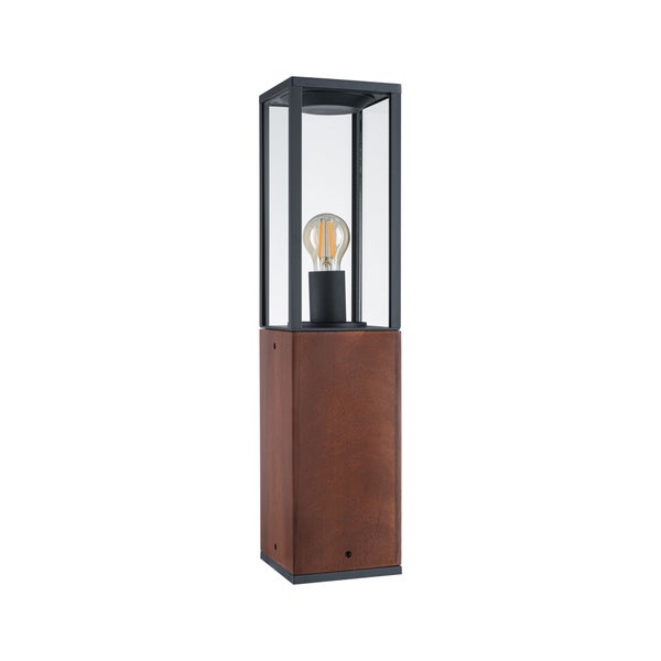 Lichtobjekt Timba IP44 eckig 600mm max. 60W 230V Holz E27 Holz