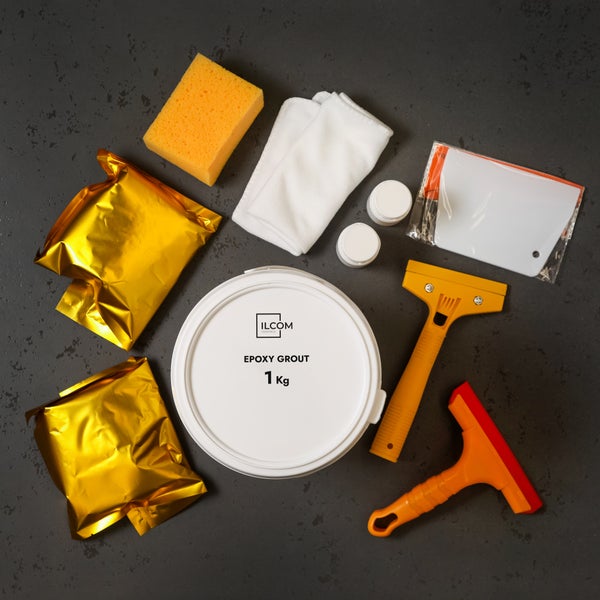 Epoxidharzmörtel zum Füllen von Fugen  - Beige -  1Kg