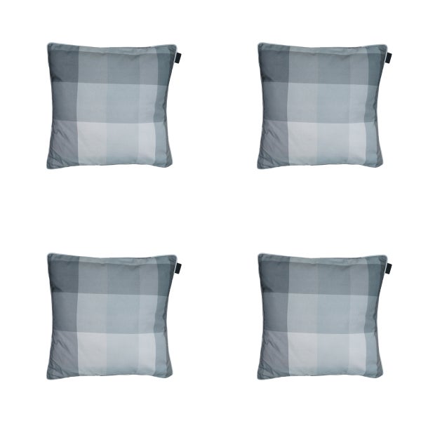 Dekokissen Sya grau - Ca. 50x50 cm - 4er-Set