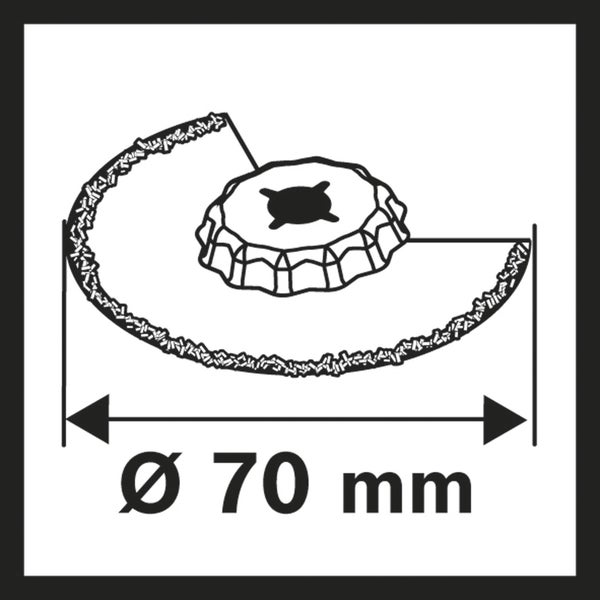 Bosch 10x Carbide-RIFF Schmalschnitt-Segmentsägeblatt Starlock ACZ 70 RT5 - 2608664486