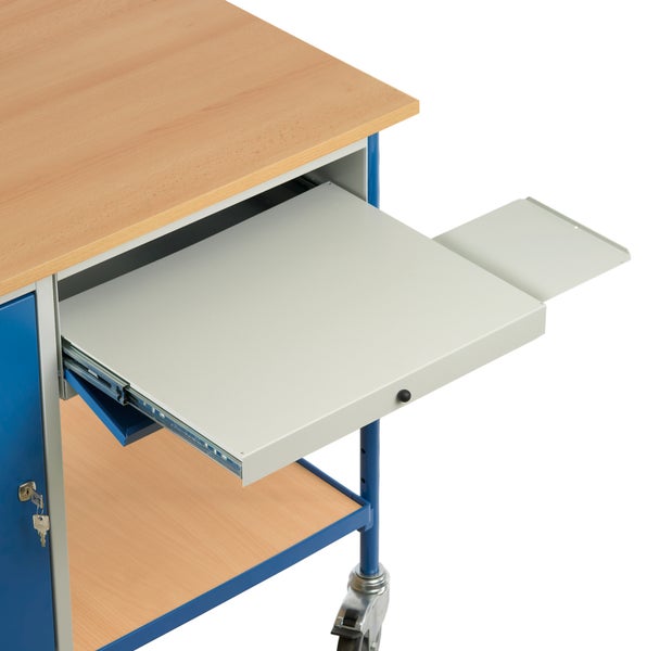 Werkbank mit Schublade und Rollen