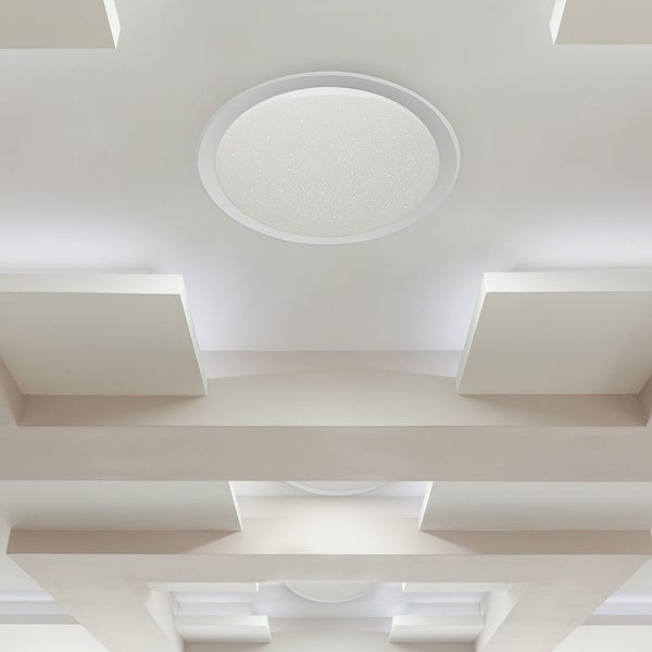 V-TAC VT-8555-N - Designer-Deckenleuchten - Farbwechsel-Fernbedienung - IP20 - Weiß - 60W - 6000