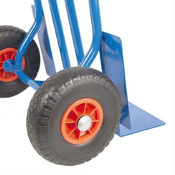 Sackkarre Trestles S01 Stahl | Profi-Transporthilfe mit PU-Rädern & 250 kg Tragkraft | Blau | Made in EU