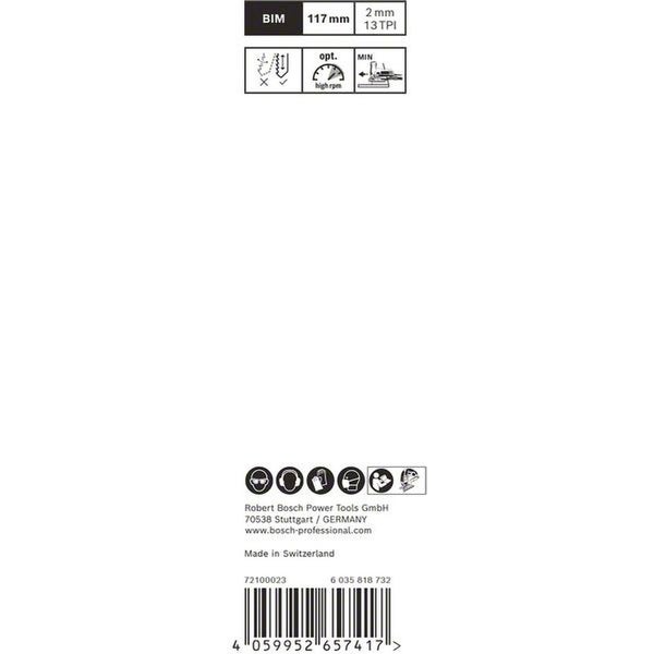 Bosch EXPERT Hardwood 2-side clean T308BFP Stichsägeblatt, 2 Stück - 2608901714