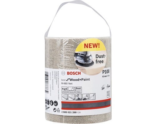 Bosch Schleifgitterrolle P100 für Holz und Farbe