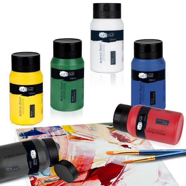 Artina Crylic Acrylfarbe 500ml (6tlg)