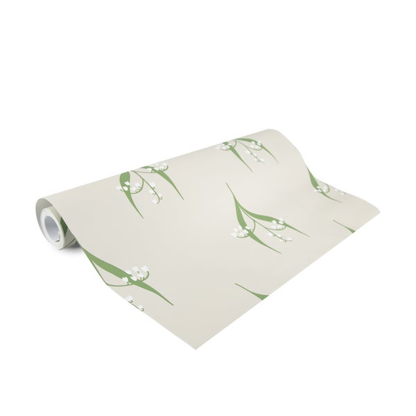 Vliestapeten Lilly Creme