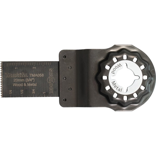 Makita TMA058 Sägeblatt für Holz und Metall mit Starlock Aufnahme und 20 Millimeter Schnittbreite
