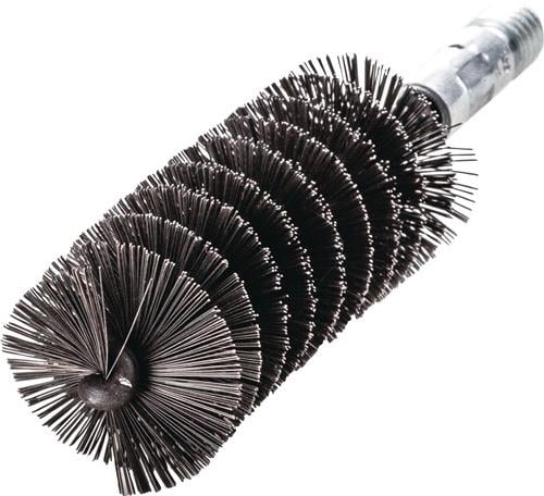 Kesselreinigungsbürste mit Metallborsten und Gewindeanschluss