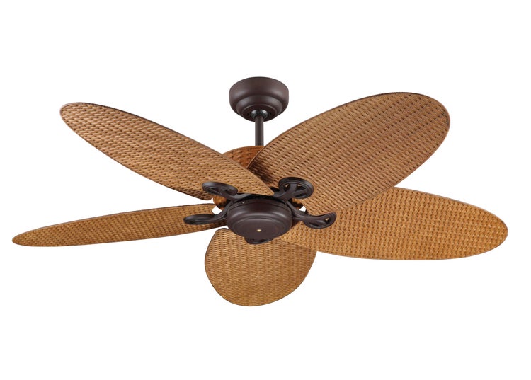Deckenventilator Fijian II, 132 cm ∅, 3 Geschwindigkeiten, inkl. Wandschalter