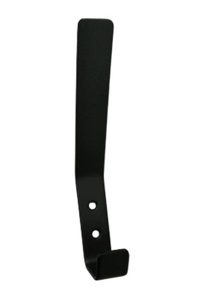 Schwarzer Kleiderhaken zur Wandmontage