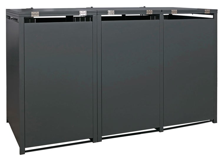 Mülltonnenbox für drei Mülltonnen