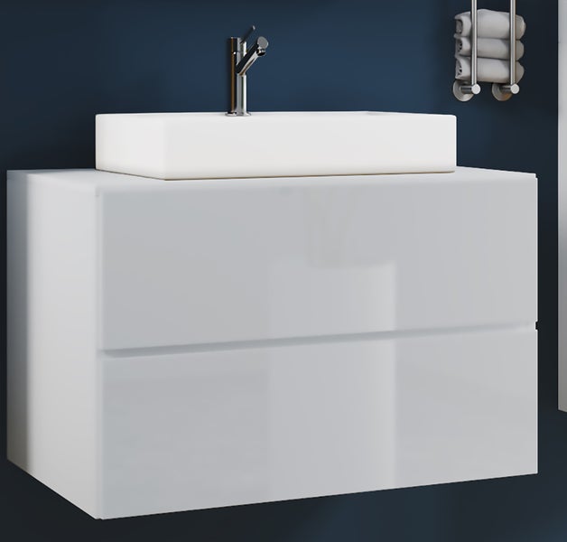 2-tlg. Waschplatz Waschtisch Lendas S Schublade