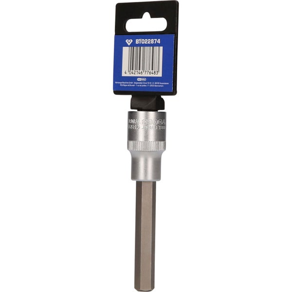 BRILLIANT TOOLS 1/2 Innensechskant Bit-Stecknuss 100 mm lang 10 mm - BT022874