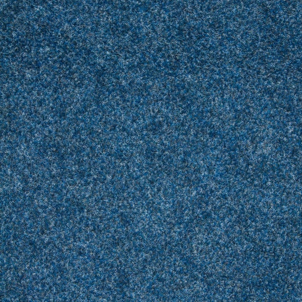 Selbstliegende Teppichfliesen für Messe und Büro Nadelfilz Teppich Fliesen blau 50x50 cm Nadelvlies Teppichboden als Fliesen ideal als Messeboden
