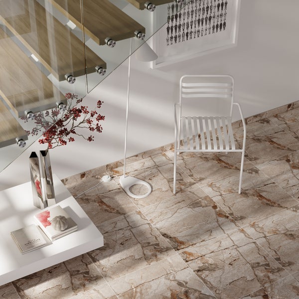 Feinsteinzeug Pietra di Verona Satiniert matt rektifiziert 60x60x0,7