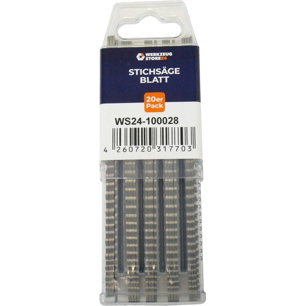 Stichsägeblätter 110/2.0-4.0mm, 20er Pack