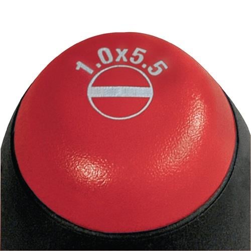 Schlitzschraubendreher-Symbol 1,0x5,5