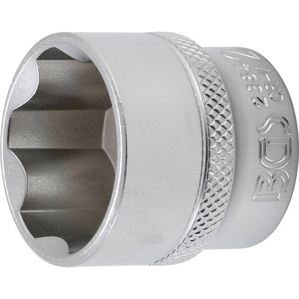BGS Steckschlüssel-Einsatz Super Lock Antrieb Innenvierkant 10 mm (3/8) SW 24 mm - 2384