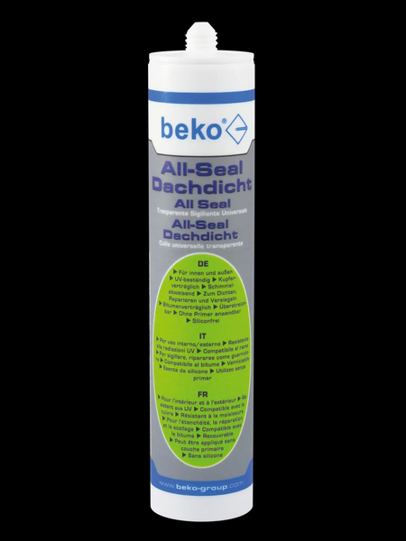 Beko All Seal Dachdicht / Universal-Dichtstoff 310 ml transparent - 1 Tube