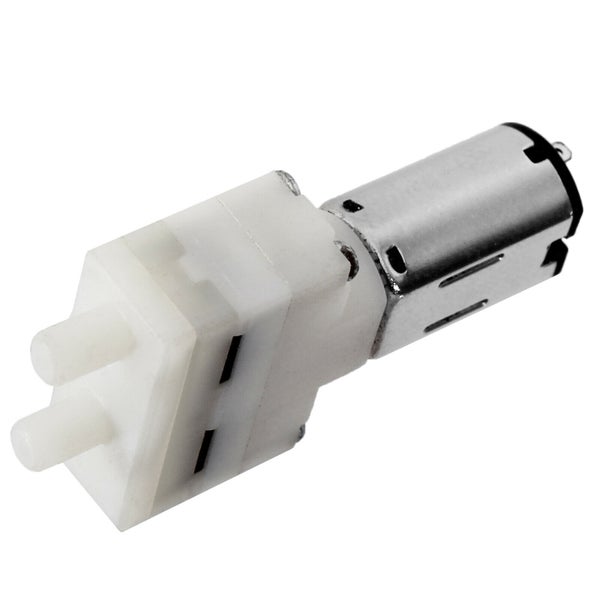 Kleine elektrische Membranpumpe mit Metallmotor und Kunststoffpumpenkopf