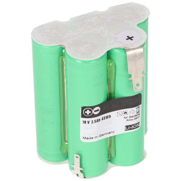 Akku passend für Gardena Turbotrimmer AccuCut 2417 mit 18V Li-Ion 1600mAh