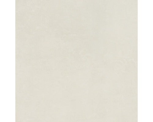 Innenraumansicht mit Bodenfliesen, einem Holztisch mit einer Zeichnung und einem Stuhl