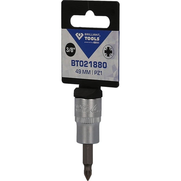 BRILLIANT TOOLS 3/8 PZ Kreuzschlitz Bit-Stecknuss PZ1 - BT021880