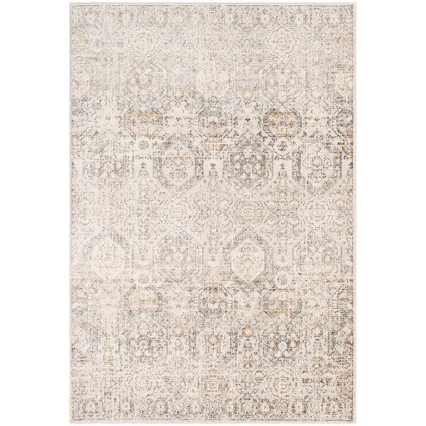 Vintage Orientalischer Teppich Grau/Beige 130x170 cm LOTUS