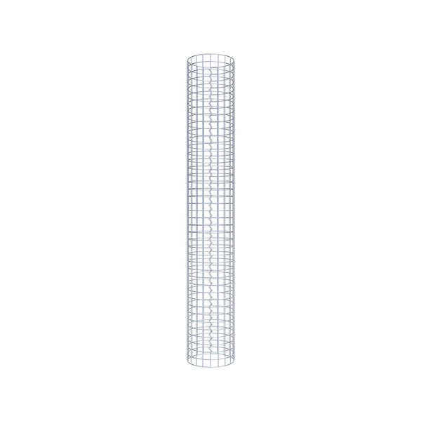 Gabionensäule Durchmesser 32 cm MW 5 x 5 cm rund - Höhe: 210 cm