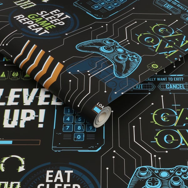 Fresco | Papiertapete - Game Over - 10mx52cm