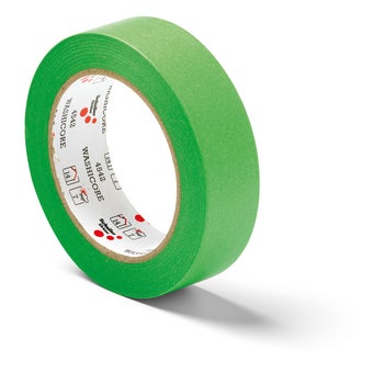 Eine Rolle Schuller Ehklar Washicore 4542 Abklebeband fuer praezise Malerarbeiten.