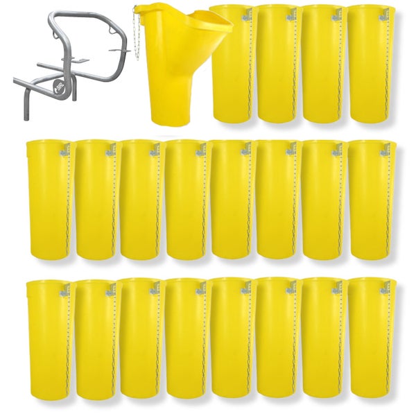 SIRL Abfallbehälter, Einfülltrichter und Abfallständer