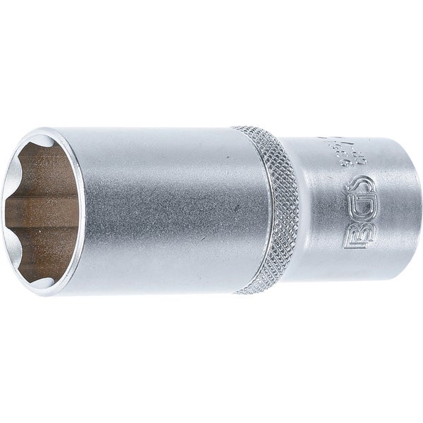 BGS Steckschlüssel-Einsatz Super Lock tief Antrieb Innenvierkant 12,5 mm (1/2) SW 24 mm - 9361
