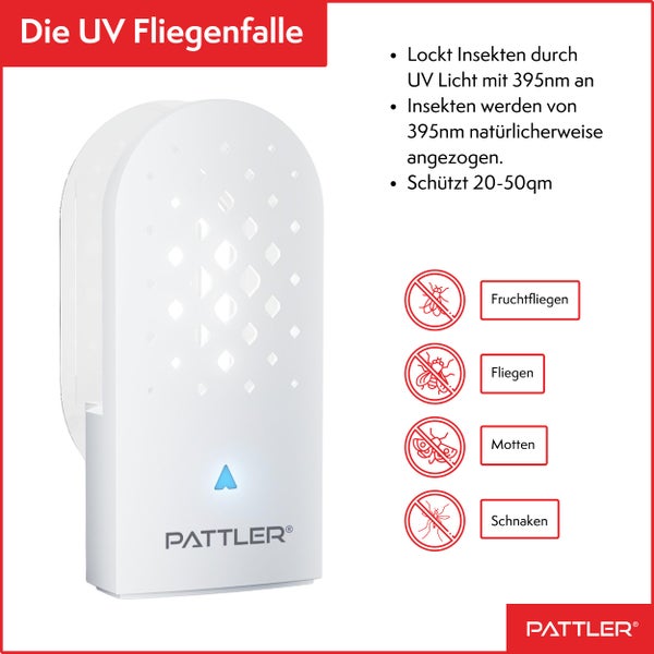 PATTLER® Nachfüllset mit 20 Klebekarten für UV Fliegenfalle - Fliegen Klebefalle - Extra Starke Klebefläche hält Insekten bei minimaler Berührung