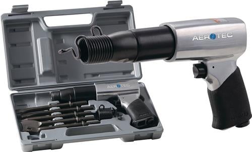 Makita Schlauchaufroller mit Schlauch und Handkurbel