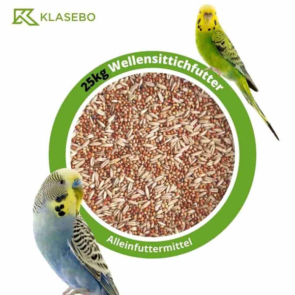 Wellensittichfutter 25kg, Vogelfutter, Sittichfutter, Kanarienvogel