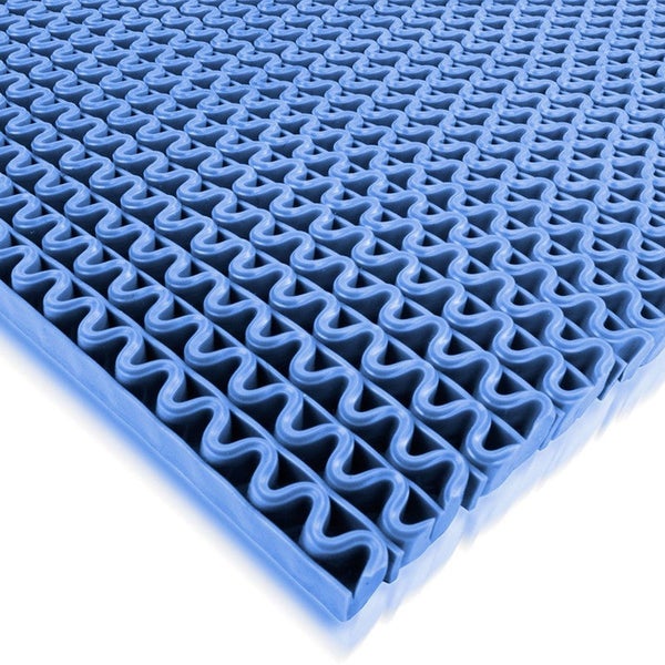 FLOORDIREKT Hygienematte für Barfußzonen - UV beständig - Hellblau - 120 x 50 cm