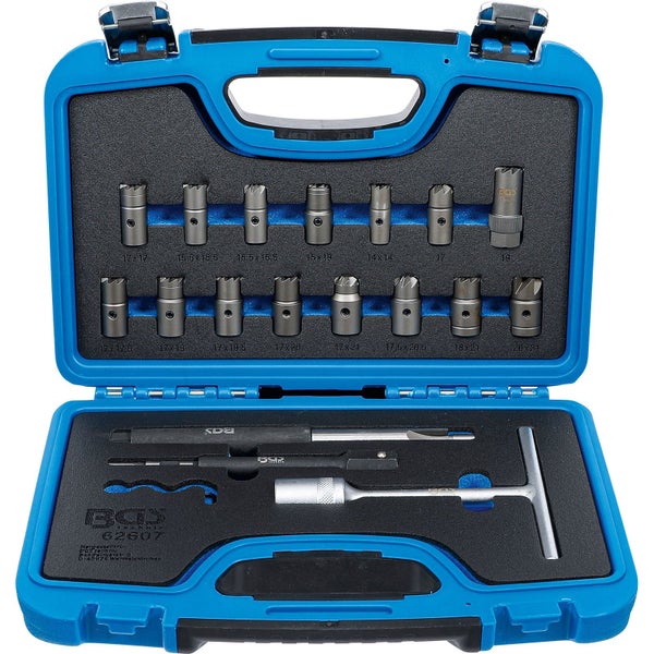 BGS Technic Ausbeulwerkzeug-Satz im blauen Kunststoffkoffer