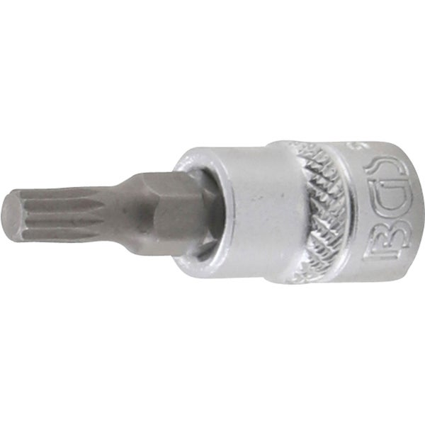 BGS Bit-Einsatz Antrieb Innenvierkant 6,3 mm (1/4) Innenvielzahn (für XZN) M5 - 5105-M5