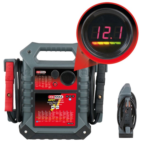 KS TOOLS 12 V Batterie-Booster mobiles Starthilfegerät 700 A - 550.1710